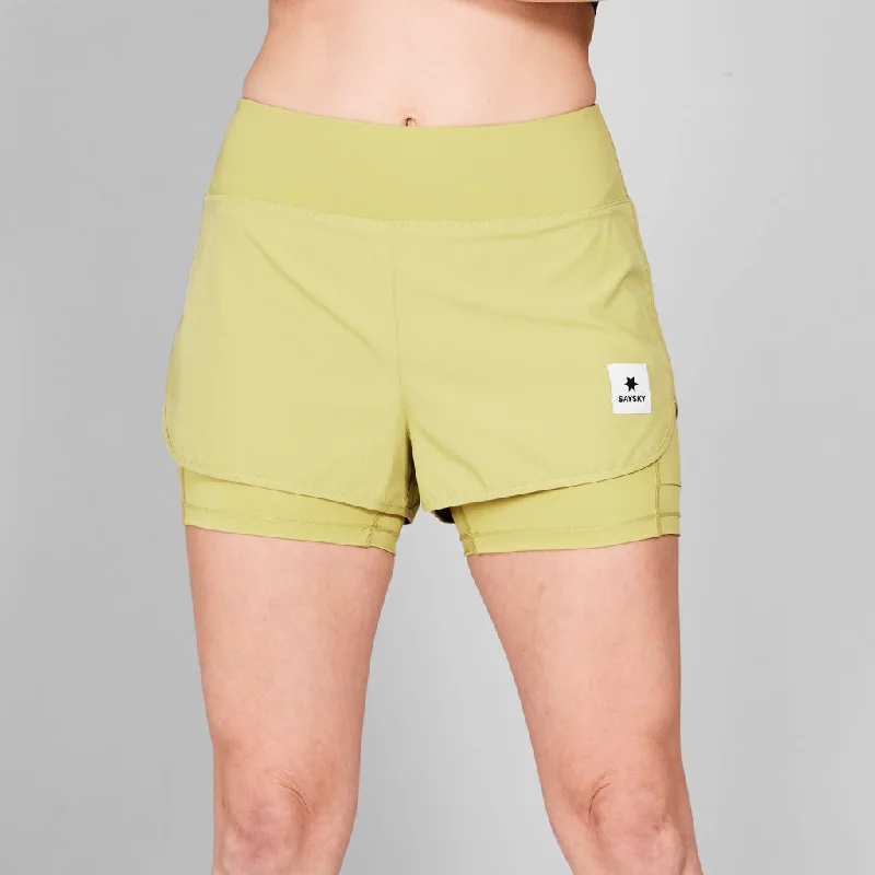 Men's Tailored Pants for a Sharp Appearance2 in 1 Pace Shorts 3''