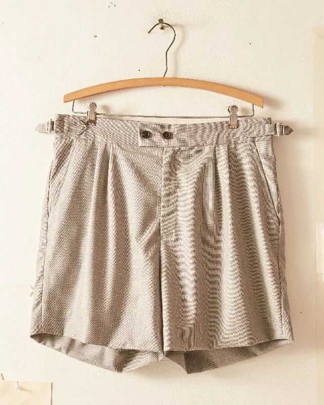 Men's Patterned Pants with Animal PrintsPeriwinkle Wool Shorts - 33