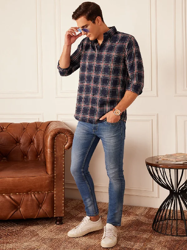 Men's Pattern-Play Shirts for a Fun TwistDENNISON Smart Tartan Checked Button-Down Collar Casual Shirt Men's Pattern-Play Shirts for a Fun TwistDENNISON Smart Tartan Checked Button-Down Collar Casual Shirt