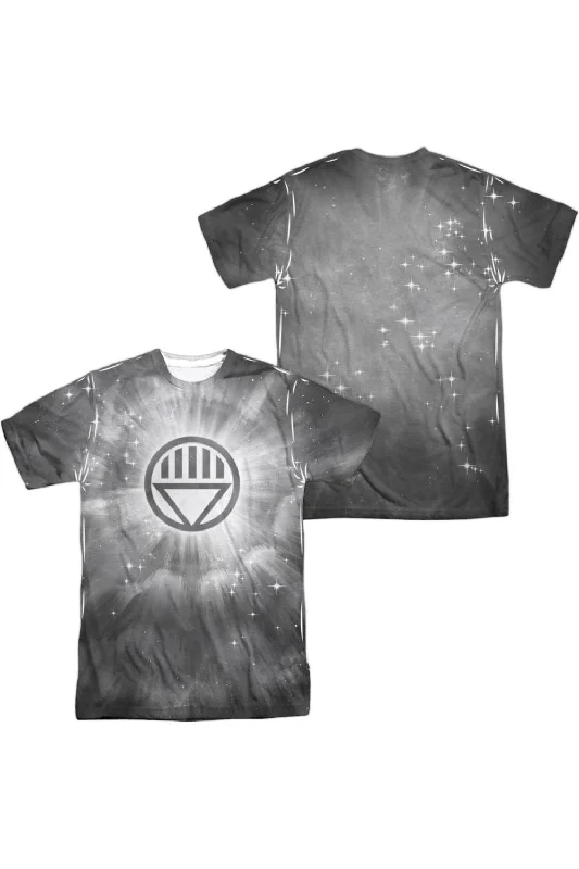 Men's Shirts with Short PlacketsGreen Lantern Black Energy (Front/Back Print) Short Sleeve Adult 100% Poly Crew Tee / T-Shirt