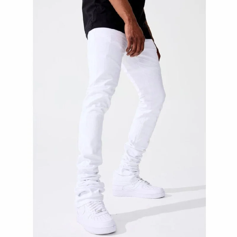 Men's Pants with Ripped and Distressed DetailsJordan Craig Martin Stacked Kingsbridge Denim (White) JTF212L Men's Pants with Ripped and Distressed DetailsJordan Craig Martin Stacked Kingsbridge Denim (White) JTF212L