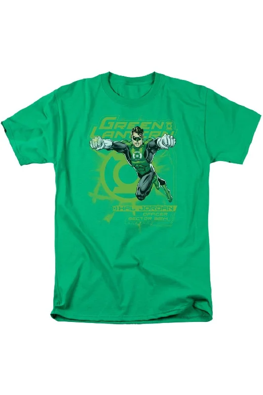 Men's Shirts with Logo EmbossmentsGreen Lantern Sector 2814 Short Sleeve Adult Tee / T-Shirt