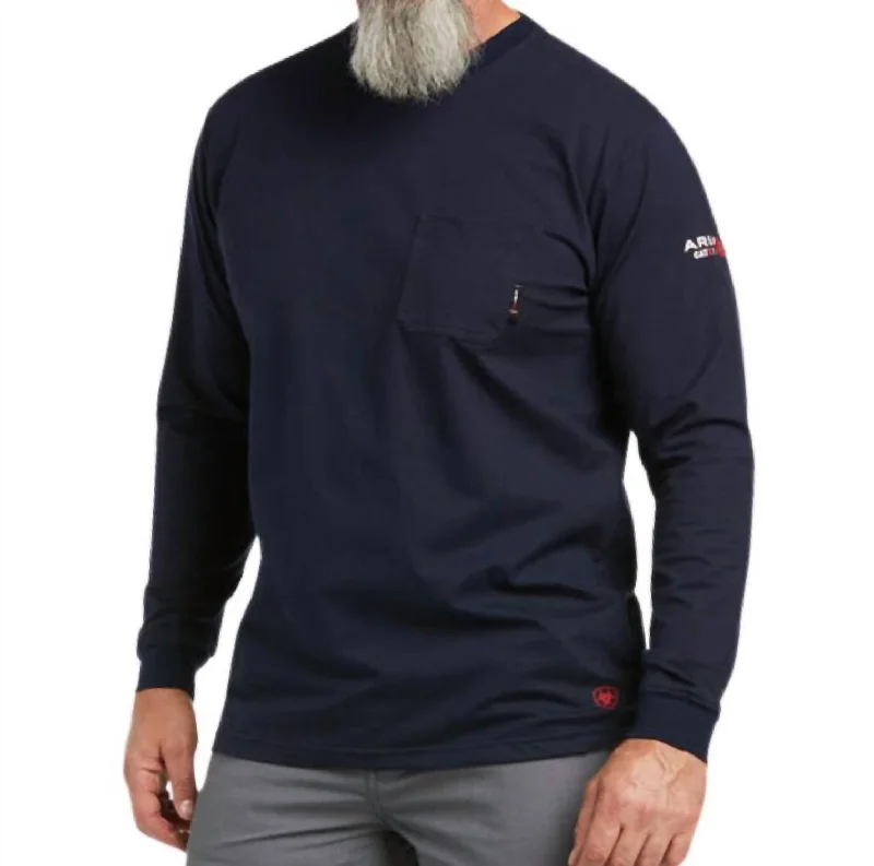 Men's Shirts with Patchwork SleevesStretch Logo T-Shirt - Plus In Navy,usa
