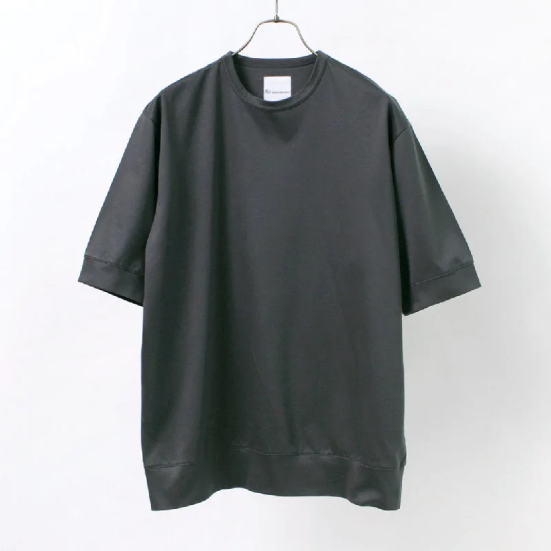 Warm Men's Fleece-Lined TopsRE MADE IN TOKYO JAPAN / Half Sleeve Wide Dress T-Shirt