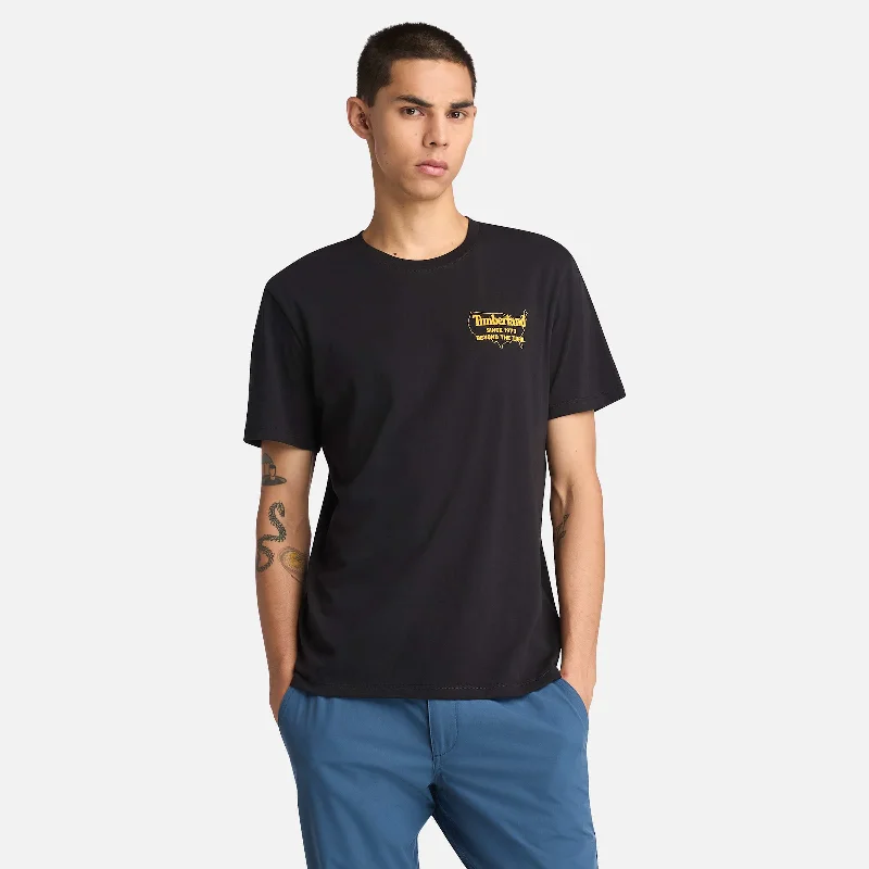 Men's Shirts with UV ProtectionMen's Back Graphic Short-Sleeve T-Shirt