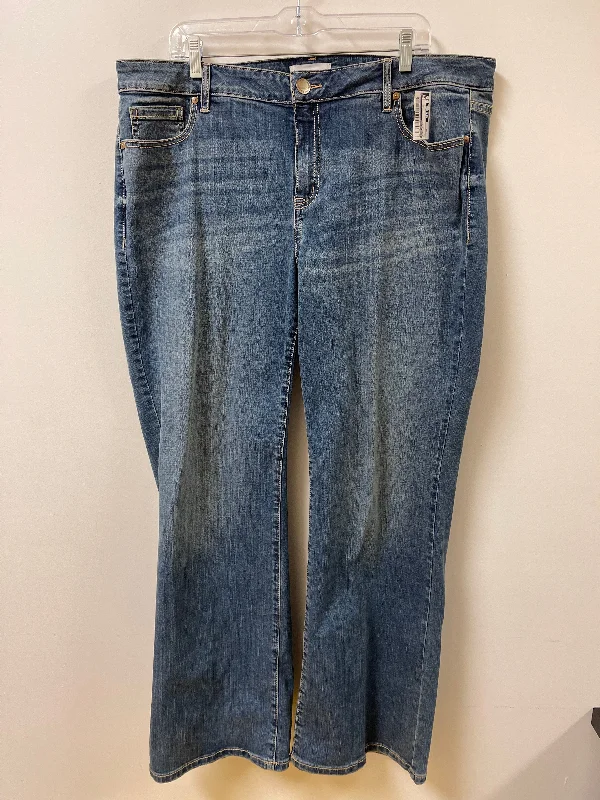 Jeans for Men with a Big BellyJeans Flared By Lane Bryant In Blue Denim, Size: 20