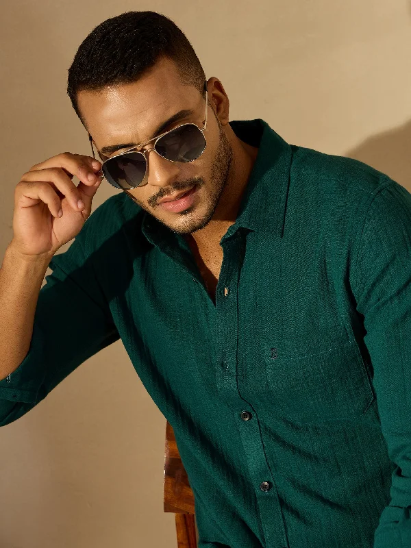Classic Men's Dress ShirtsMuslin Double Gauze Resort Shirt