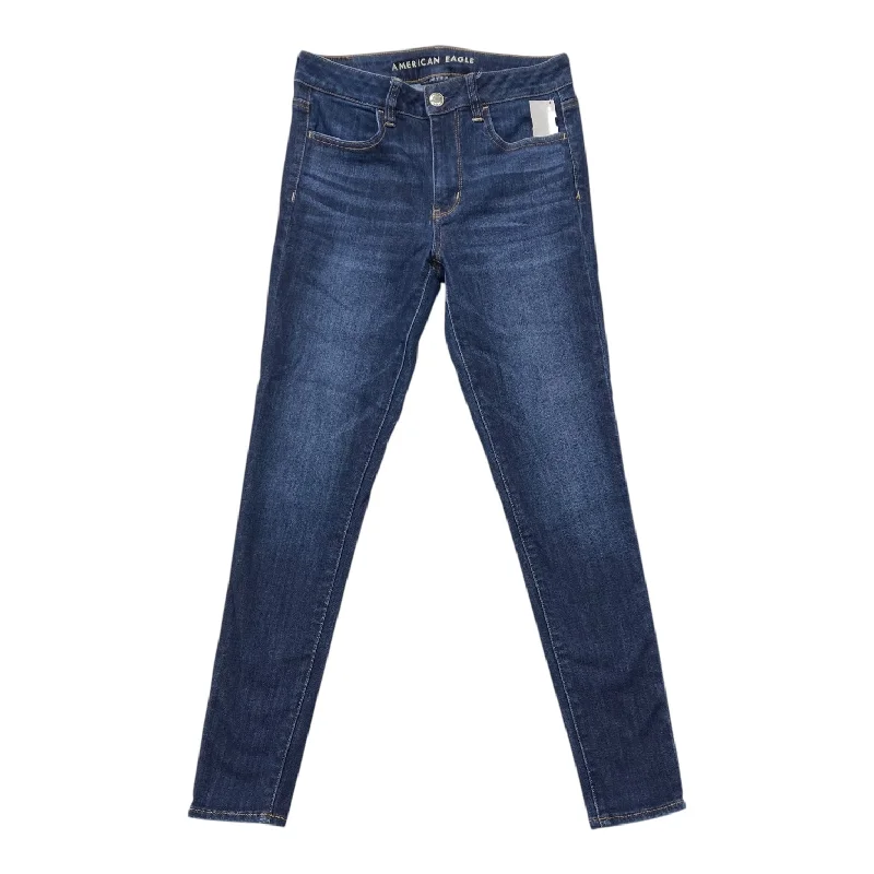 Men's Skinny JeansJeans Skinny By American Eagle In Blue Denim, Size:6