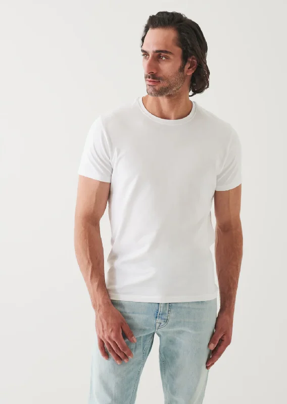 Men's Shirts with Single-Breasted DesignsSHORT SLEEVE ICONIC CREW TEE