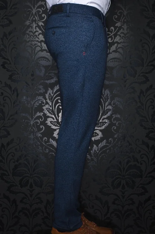 Men's Pants with Contrast Fabric PanelsAU NOIR | Ultra Stretch Pants | Beretta-Bale Navy Men's Pants with Contrast Fabric PanelsAU NOIR | Ultra Stretch Pants | Beretta-Bale Navy