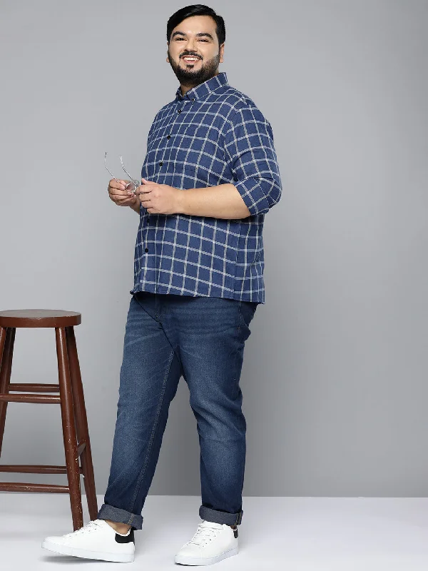 Men's Oxford Shirts for a Preppy StyleMen Smart Grid Tattersall Checks Casual Shirt Men's Oxford Shirts for a Preppy StyleMen Smart Grid Tattersall Checks Casual Shirt