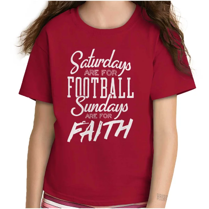 Men's Camouflage Shirts for an Outdoor AppealWeekend Football & Faith Youth T Shirt