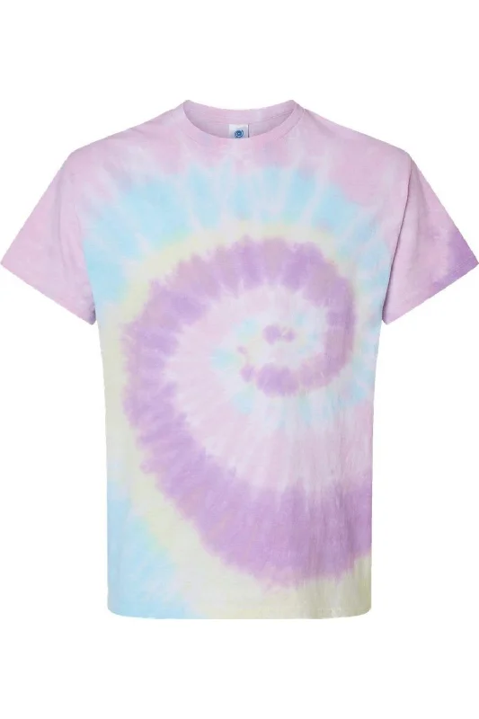 Men's Unique and Designer TopsColortone Multi-Color Tie-Dyed T-Shirt