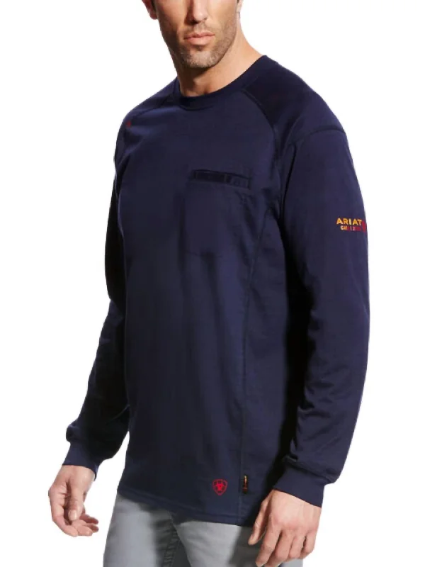 Men's Shirts with Bow TiesAir Crew T-Shirt In Navy