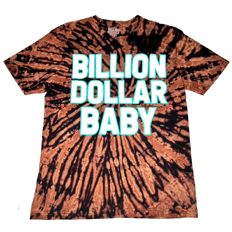 Men's Shirts with Contrast StitchingMen's Logo Tie Dye T-Shirt In Black