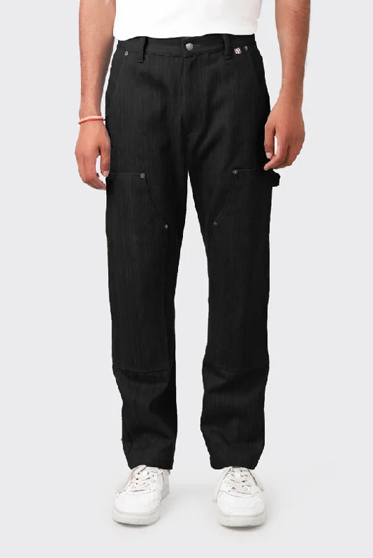 Durable Men's Work PantsKARDO JAY TROUSER, BLACK