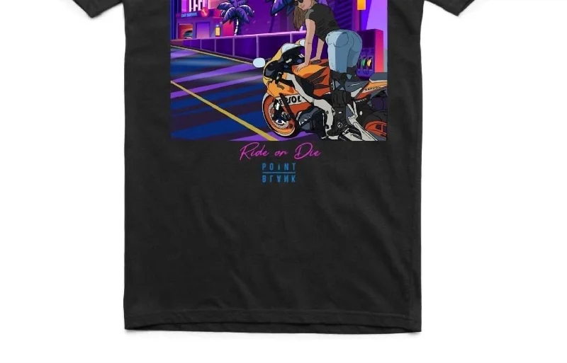 Men's Shirts with TiesMen's Bike Life T-Shirt In Black