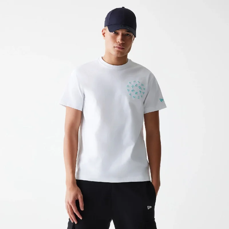 Men's Shirts with Graphic SleevesNew Era Horoscope White Graphic T-Shirt