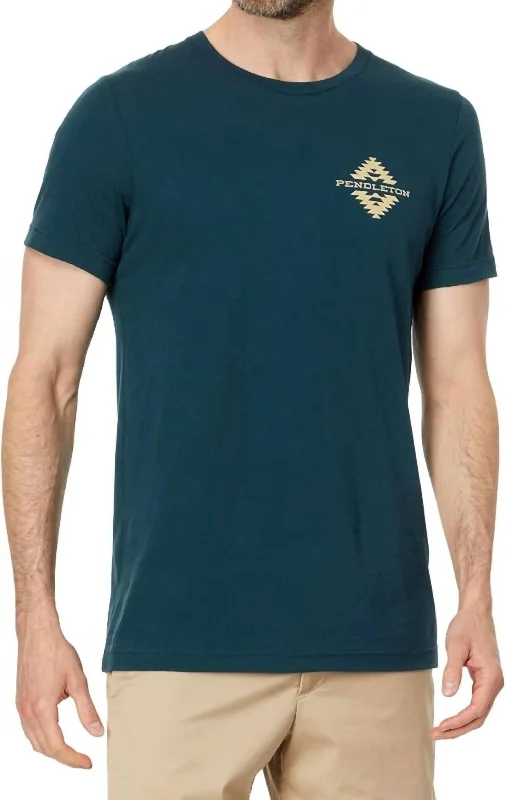 Men's Shirts with Spread CollarsMen's Rancho Arroyo Graphic Tee In Atlantic/multi
