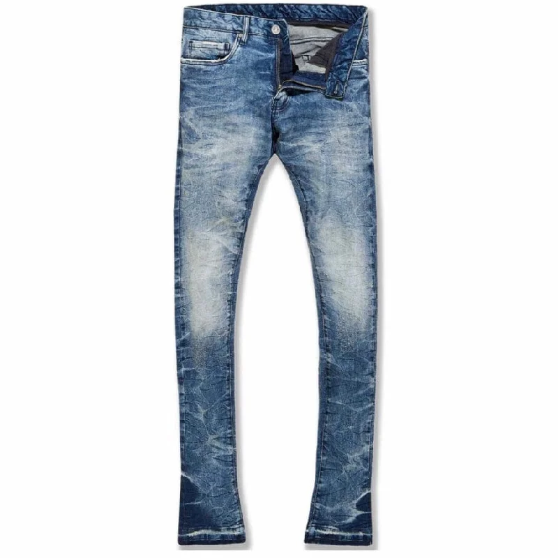 Men's Tailored Pants for a Sharp AppearanceJordan Craig Martin Stacked Woodstock Denim (Studio Blue) JTF201 Men's Tailored Pants for a Sharp AppearanceJordan Craig Martin Stacked Woodstock Denim (Studio Blue) JTF201