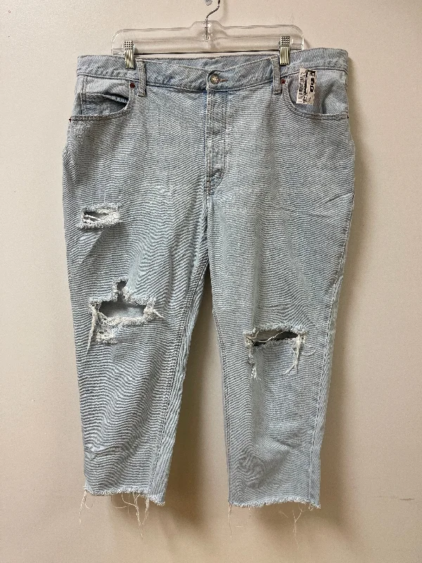 XL Men's JeansJeans Straight By Old Navy In Blue Denim, Size: 18