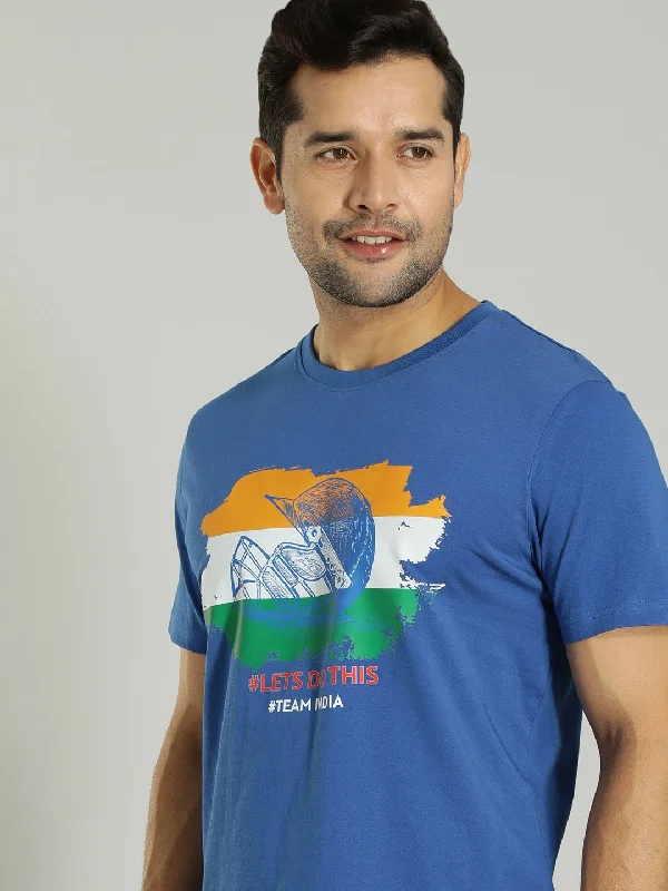 Men's Shirts for BoatingMen Team India Graphic Crew Neck T-Shirt