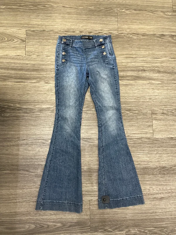 Hipster Men's JeansJeans Boot Cut By Express In Blue, Size: 6