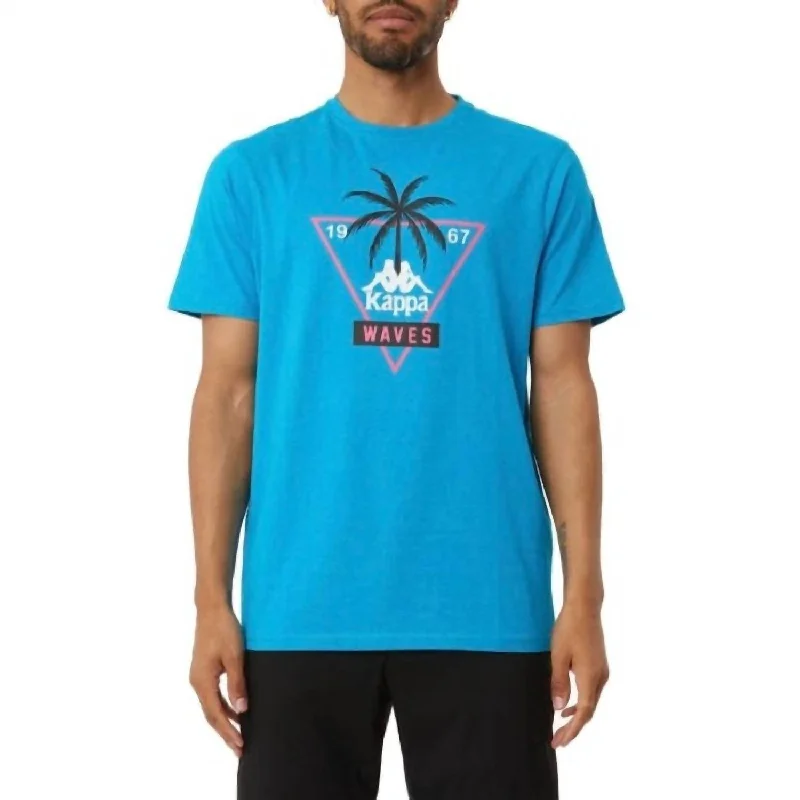 Striped Men's TopsMen's Authentic Accompong T-Shirt In Blue/black/white