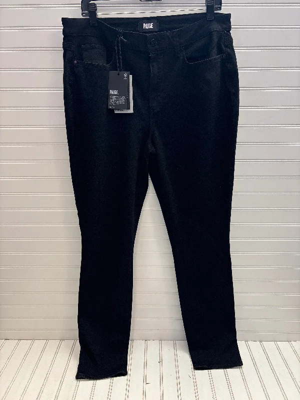 Cool Distressed Men's JeansJeans Skinny By Paige In Black, Size: 16
