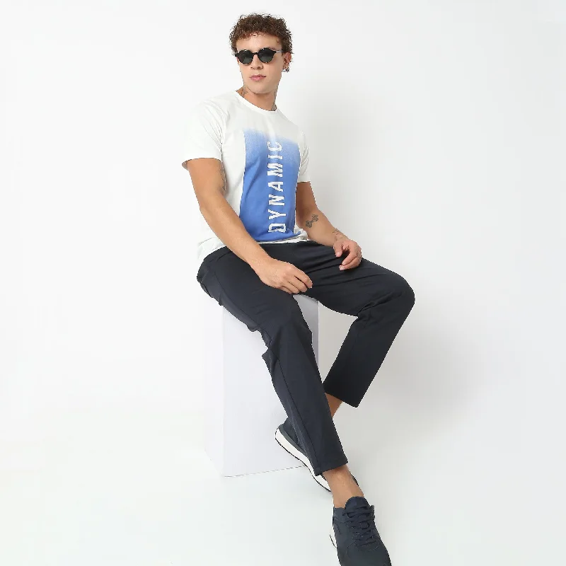 Men's Shirts with Abstract DesignsRegular Fit Graphic T-Shirt