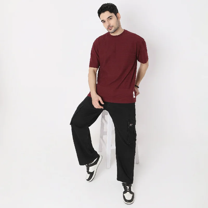 Men's Shirts for Outdoor ActivitiesOversize Structured Crew Neck Modern Explorer Baggy T-Shirt Men's Shirts for Outdoor ActivitiesOversize Structured Crew Neck Modern Explorer Baggy T-Shirt