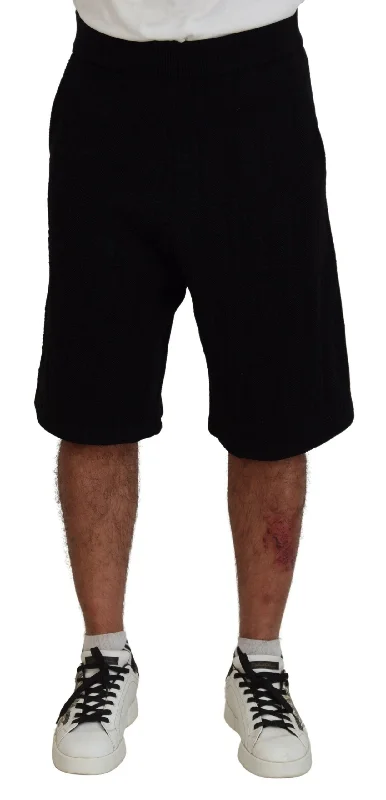 Men's Pants with Belt LoopsDsqua²  Solid Pull On Men Casual Bermuda Men's Shorts