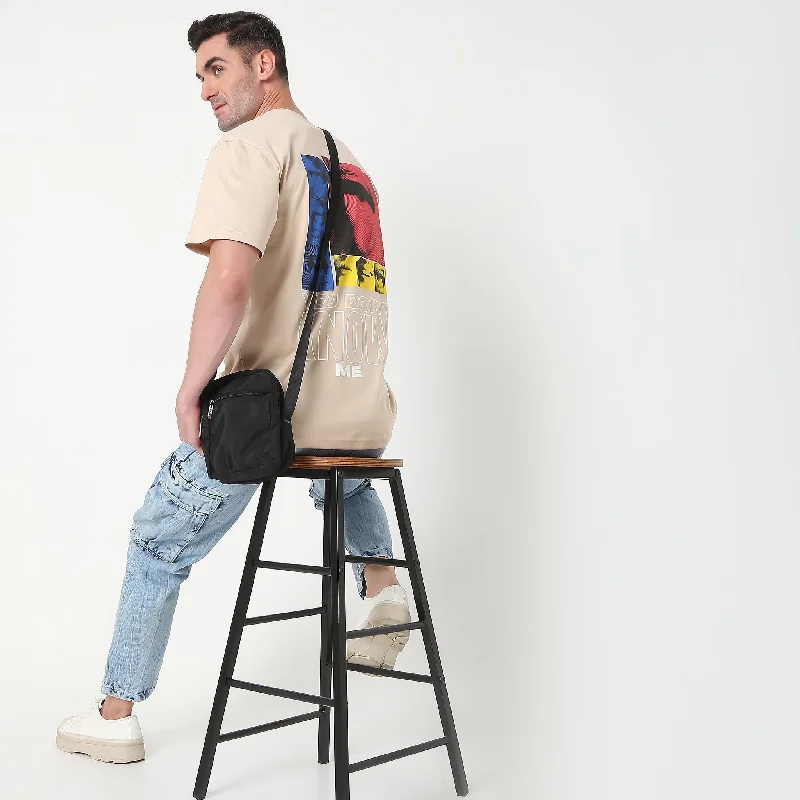 Men's Shirts with Pin CollarsOversize Graphic T-Shirt