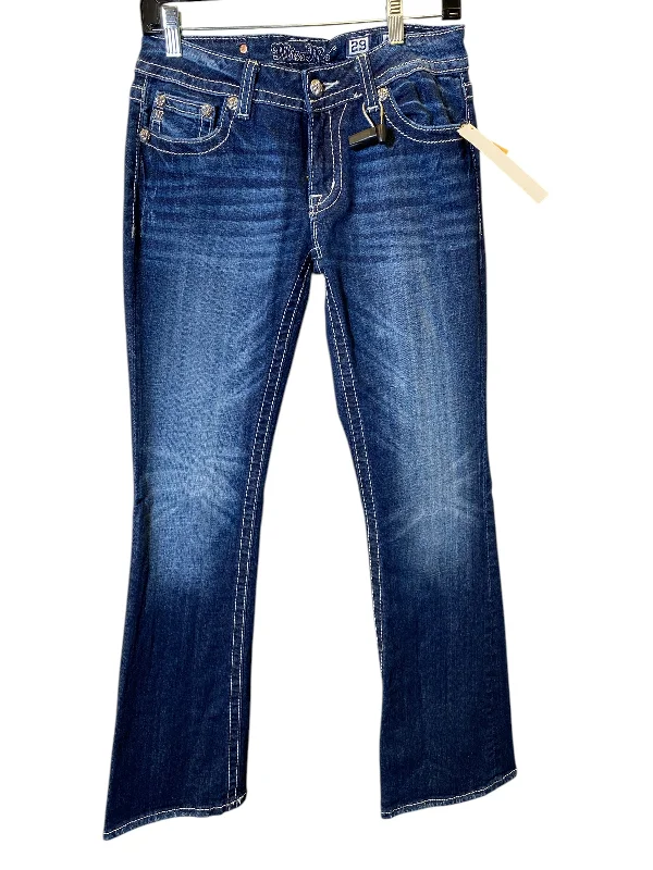 Comfort-Fit Men's JeansJeans Boot Cut By Miss Me In Blue, Size: 8