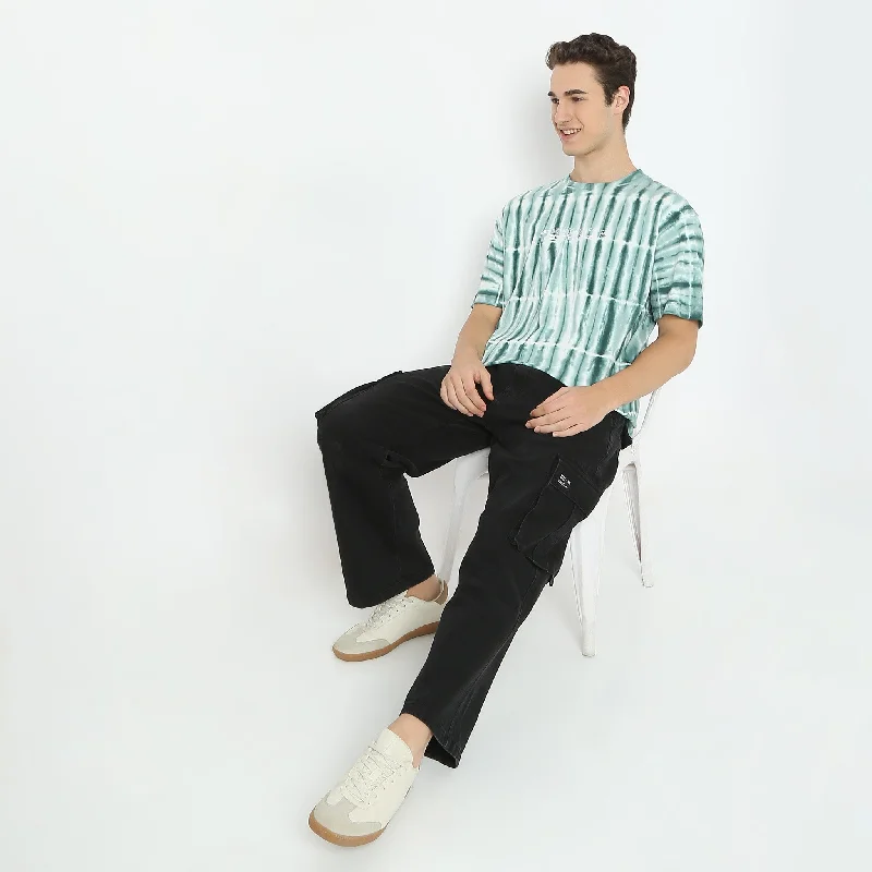 Men's Shirts with Button-Down CollarsOversize Tie - Dye Crew Neck Modern Street T-Shirt Men's Shirts with Button-Down CollarsOversize Tie - Dye Crew Neck Modern Street T-Shirt