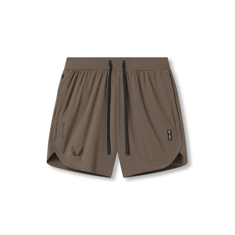Men's Board Shorts for Surfing0823. Tetra-Lite® 7" Linerless Short - Deep Taupe "Wings"