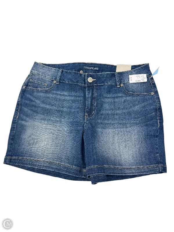 Comfortable Men's JoggersShorts By Maurices In Blue Denim, Size: 16