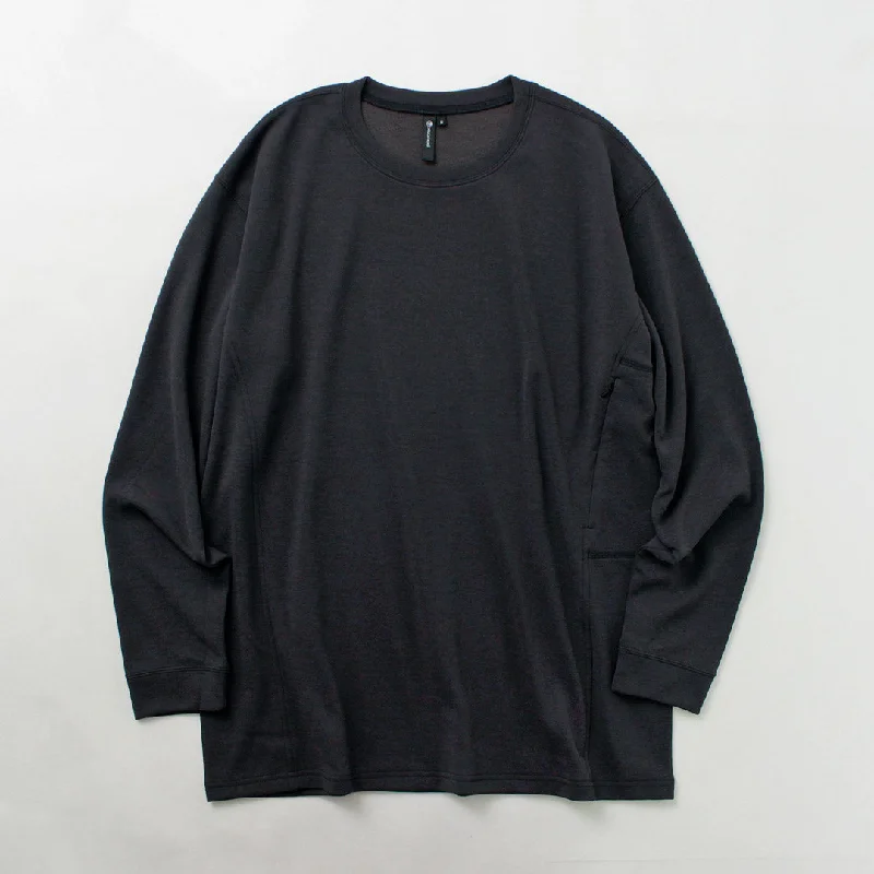 Men's Shirts with Hidden ButtonsPOUTNIK BY TILAK / Del Long Sleeve T-Shirt