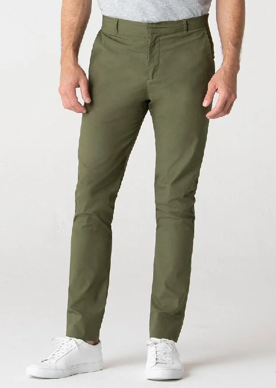 Men's Pants with Logo EmbossmentsMilitary Officer Pants | Olive