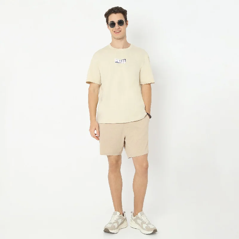 Men's Shirts with Wrinkle-Resistant FabricOversize Graphic Crew Neck Modern Street Slogan T-Shirt