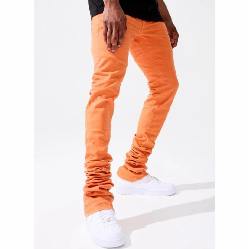 Men's Pants with Hidden PocketsJordan Craig Martin Stacked Kingsbridge Denim (Orange) JTF212L Men's Pants with Hidden PocketsJordan Craig Martin Stacked Kingsbridge Denim (Orange) JTF212L