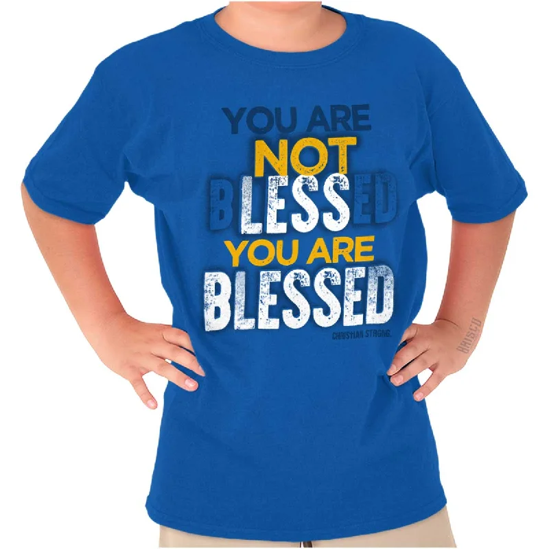 Men's Neutral-Tone Shirts for Versatile StylingNot Less Blessed Youth T Shirt