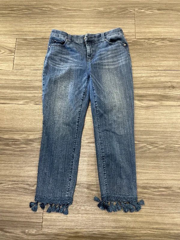 Men's Skinny JeansJeans Cropped By Chicos In Blue, Size: 4