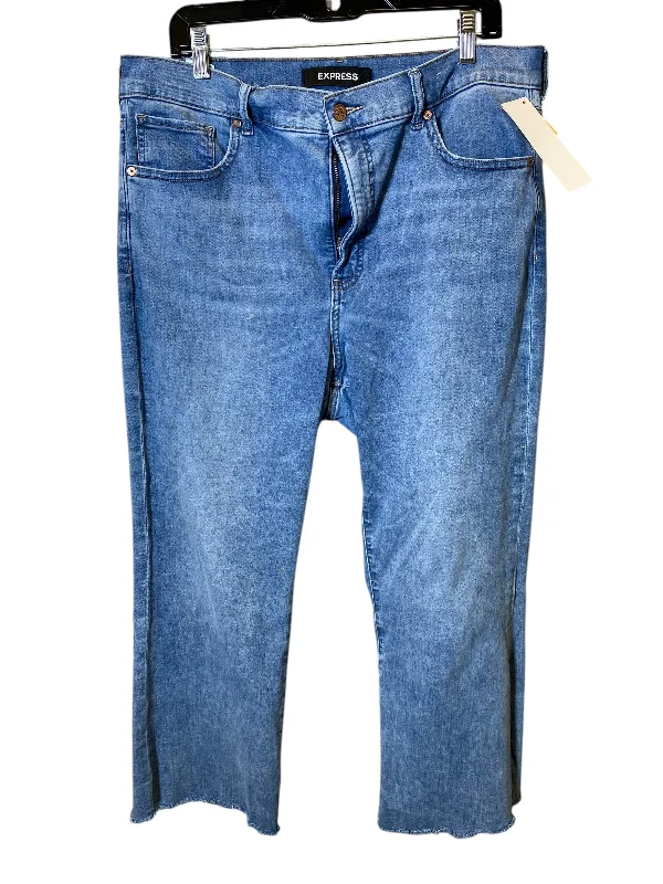 Men's Jeans for a Night OutJeans Straight By Express In Blue Denim, Size: 16