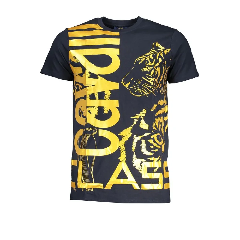 Men's Shirts with Barrel CuffsCavalli Class  Cotton Men's T-Shirt