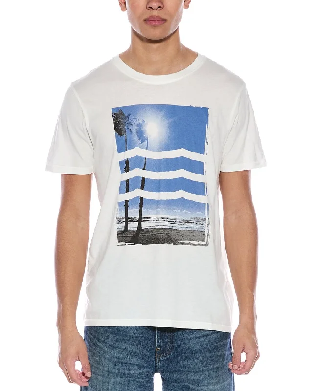 Men's Shirts with Single-Breasted DesignsSol Angeles Cali Waves T-Shirt