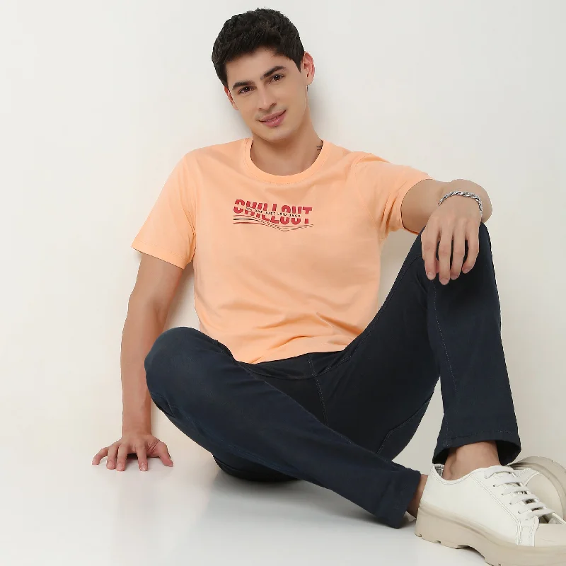 Men's Shirts with Moisture-Wicking FabricRegular Fit Graphic T-Shirt