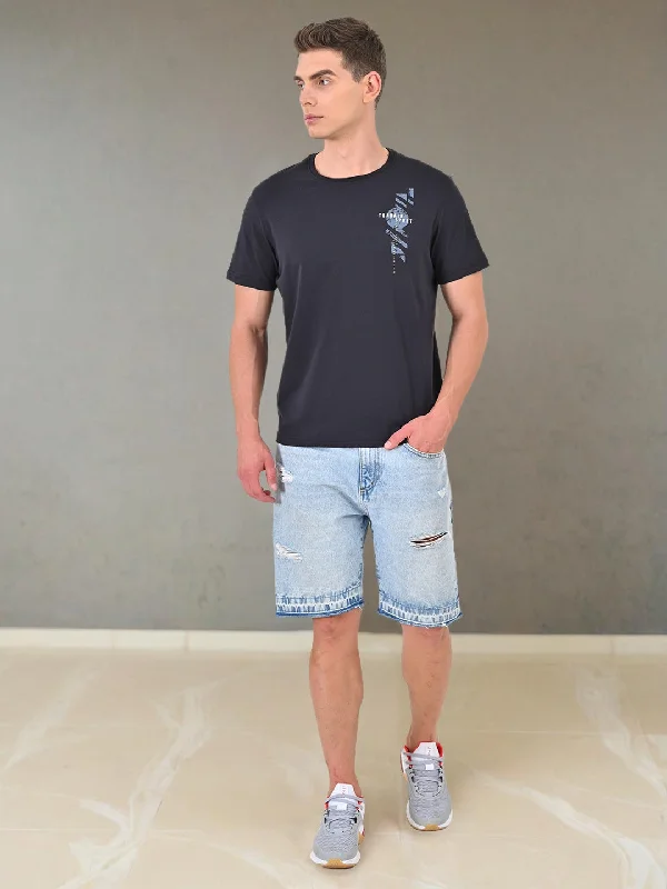 Men's Shirts with CollarsMen Graphic Crew Neck T-Shirt