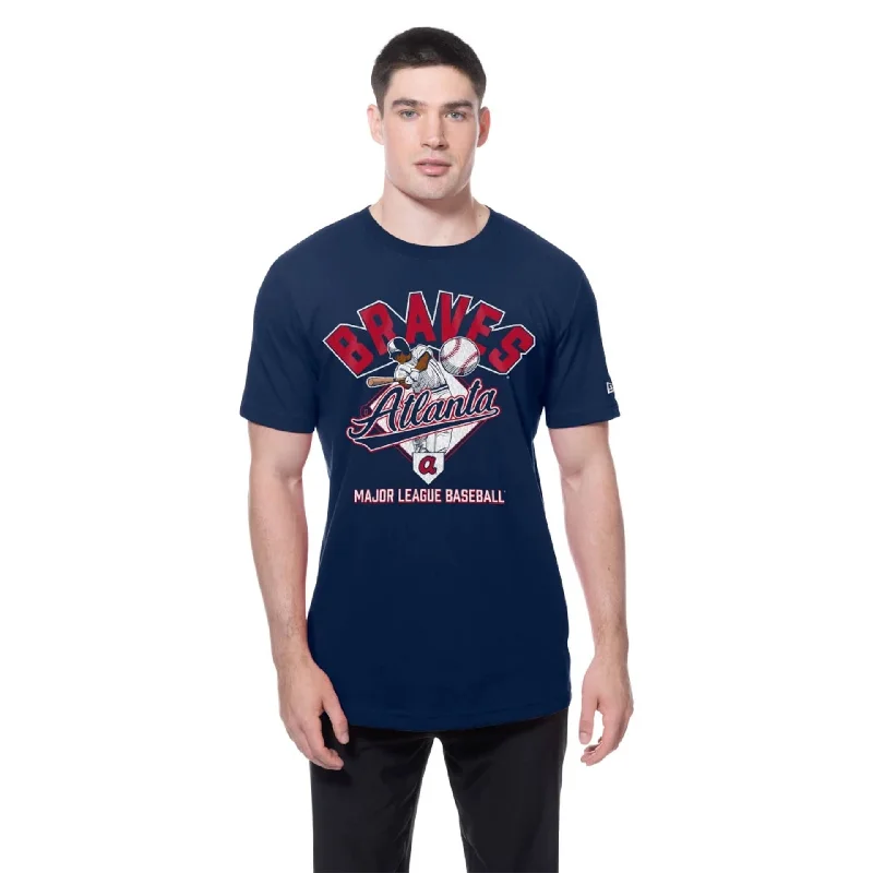 Men's Performance Shirts for SportsAtlanta Braves MLB Batting Practice Navy T-Shirt