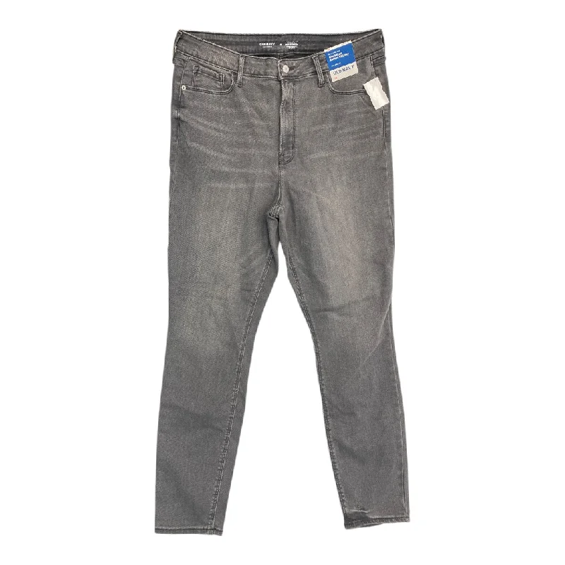 Wash and Wear Men's JeansJeans Skinny By Old Navy In Grey, Size:16